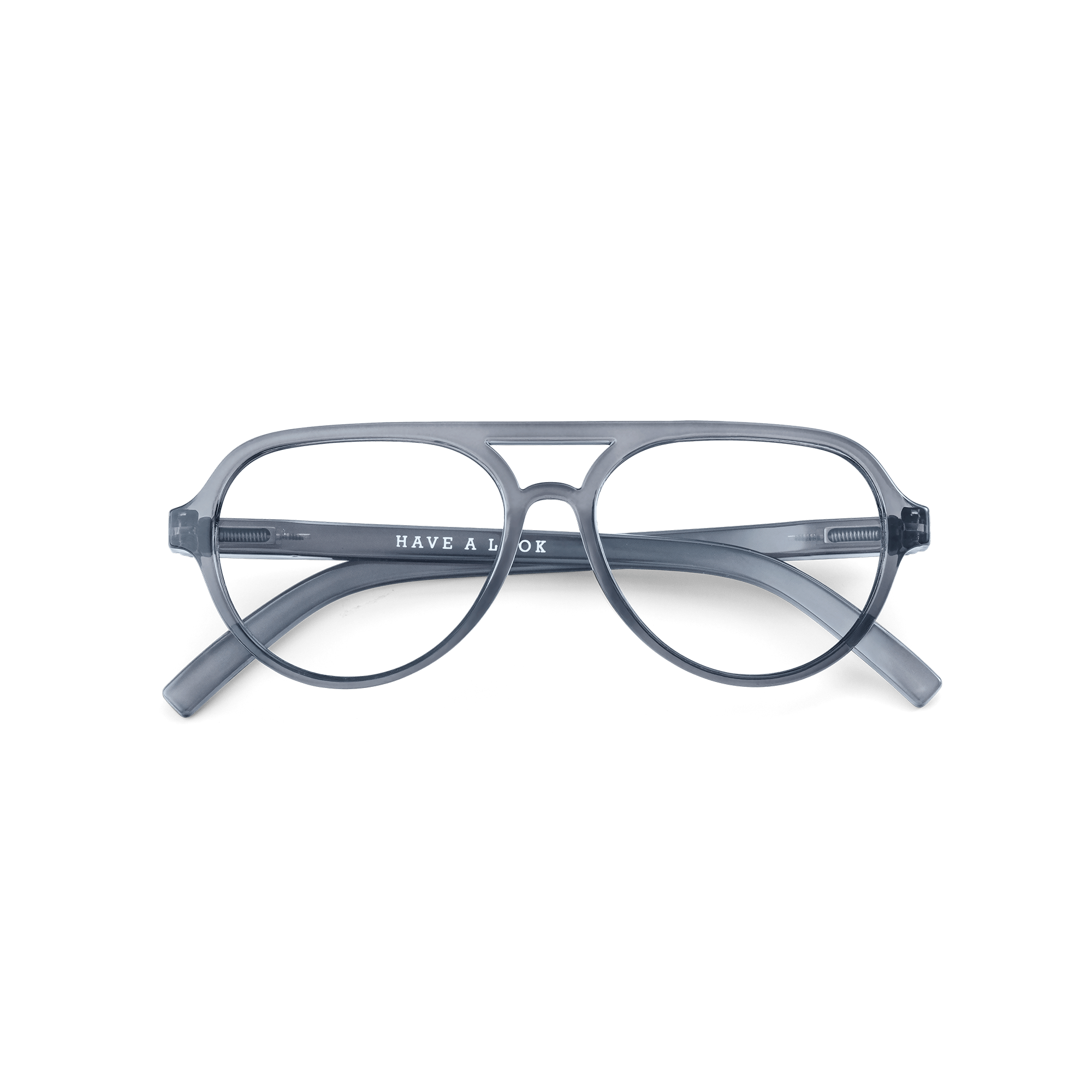 Clear lens glasses Avi - smoke