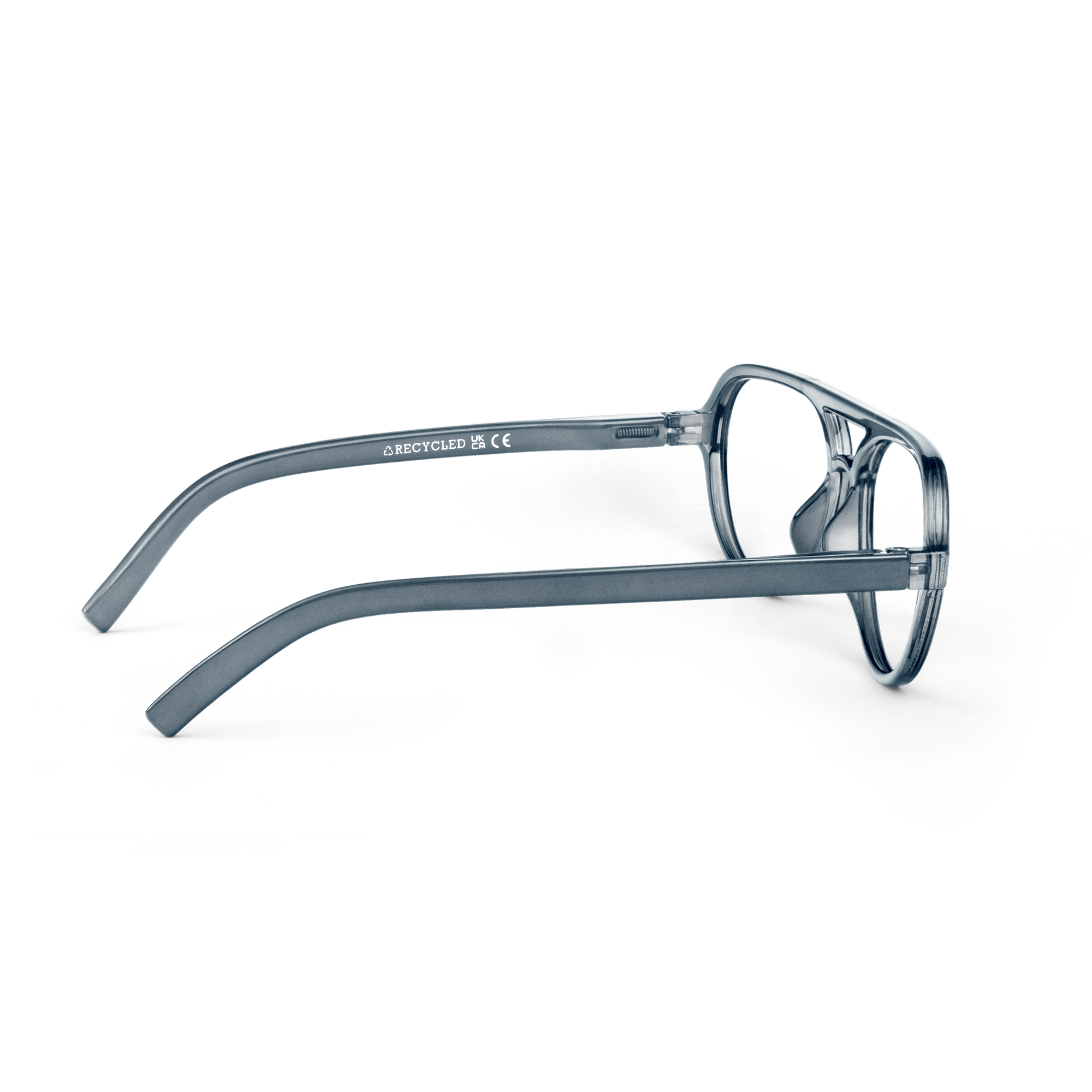 Clear lens glasses Avi - smoke