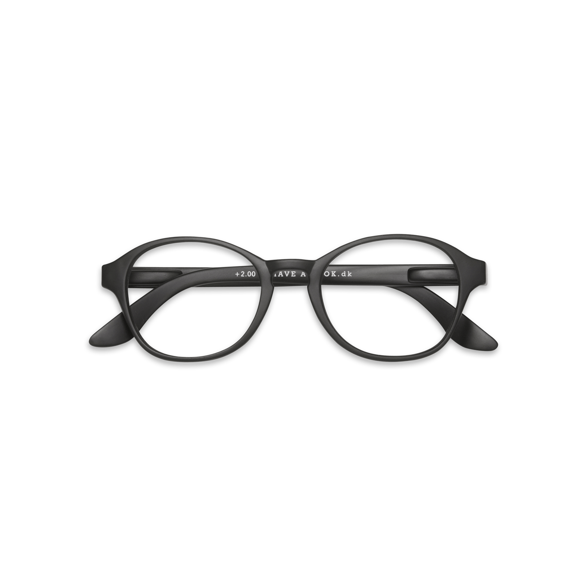 Blue light glasses Circle - black