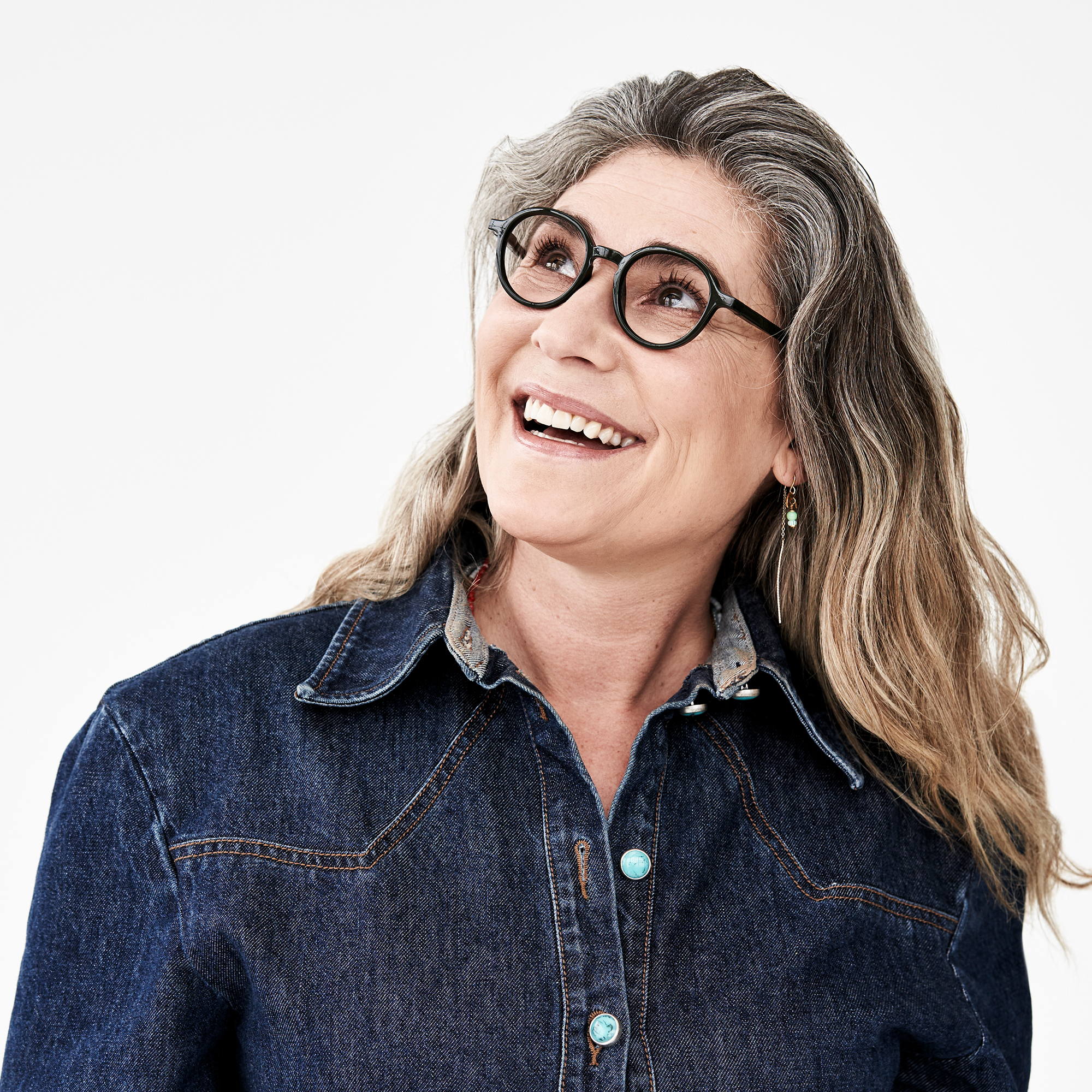Reading glasses Circle Slim - amber