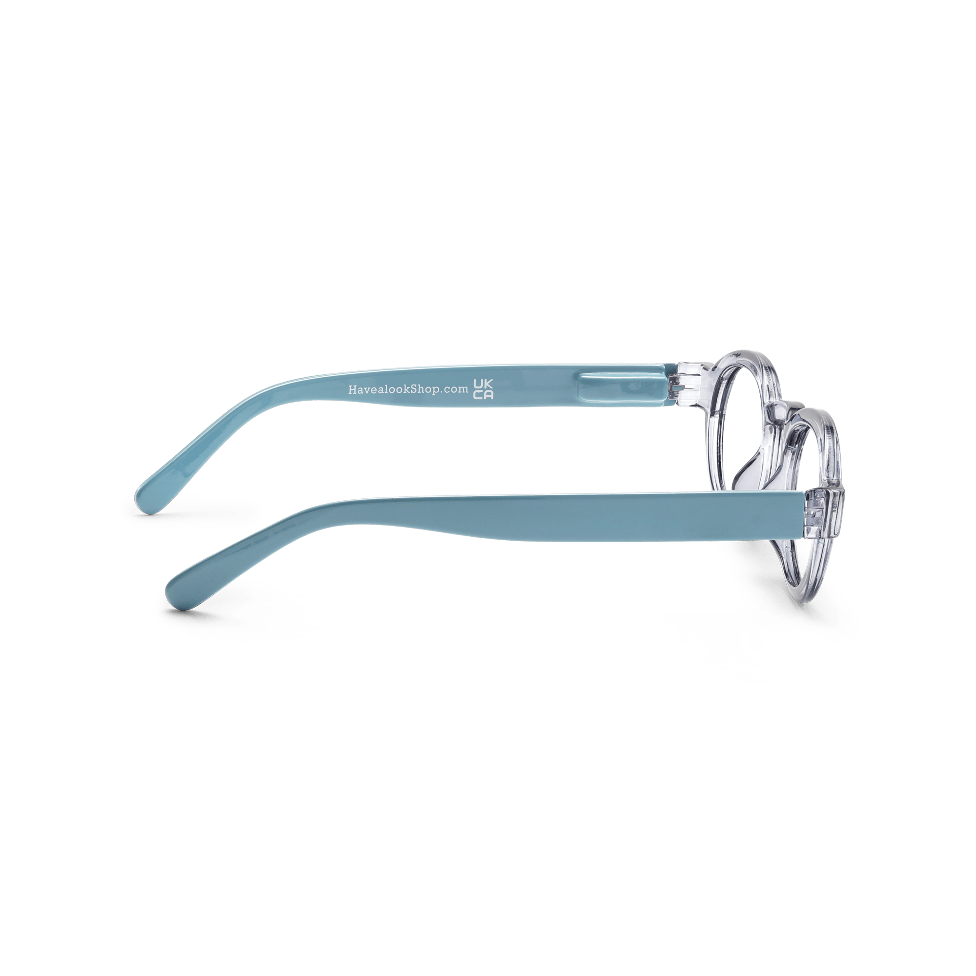 Reading glasses Circle Twist - grey/blue