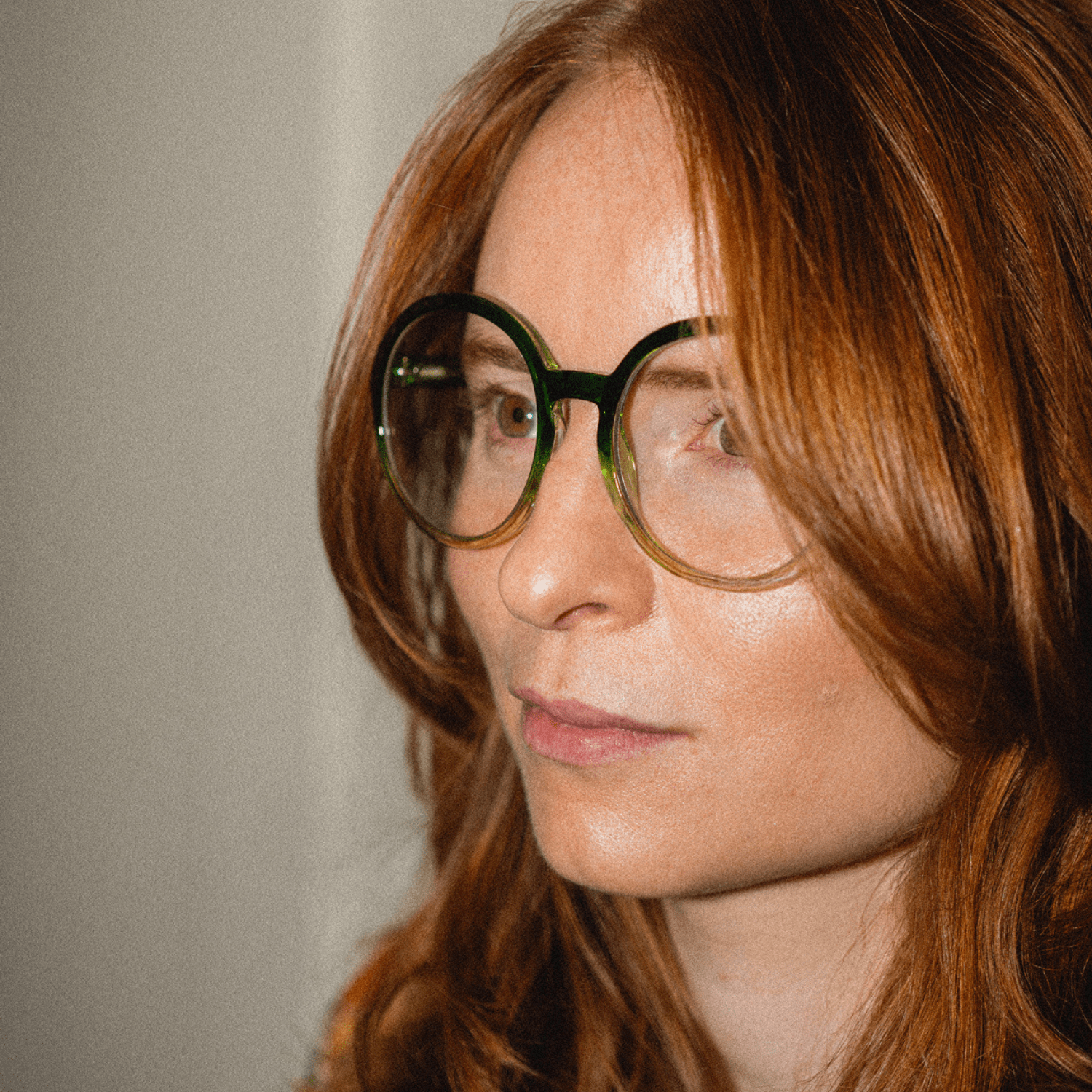 Minus glasses Diva - green fade