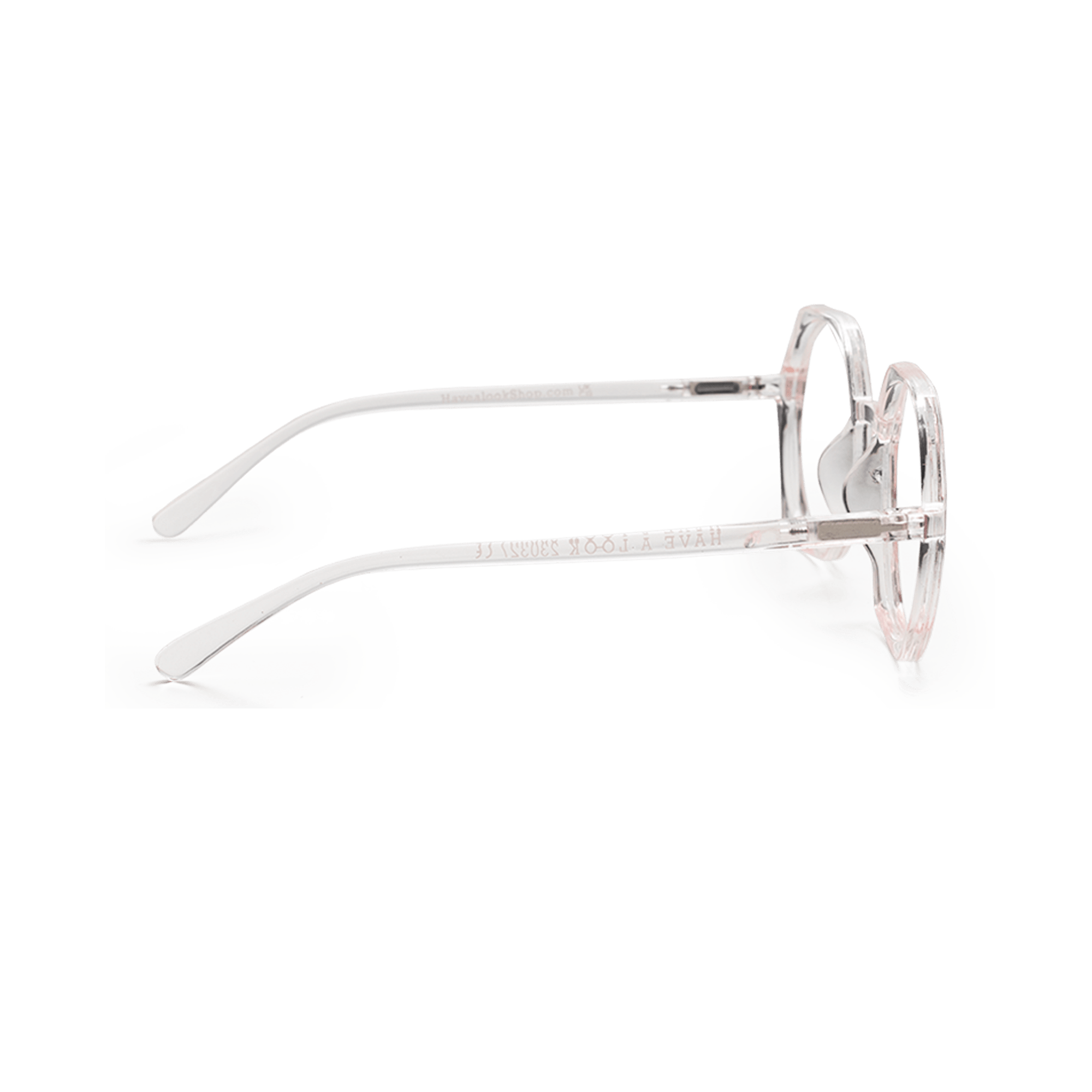 Minus glasses Edgy - clear pink