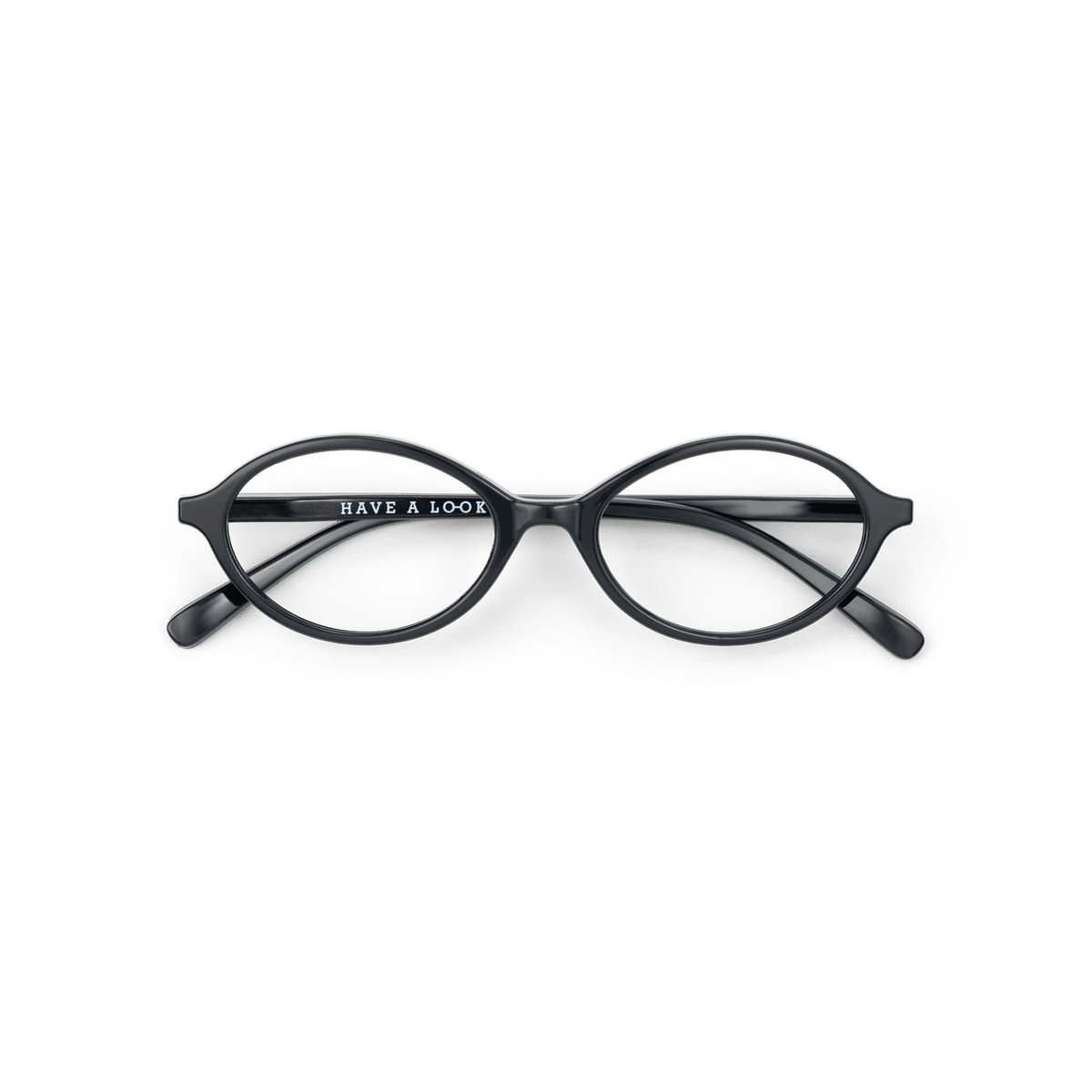 Minus glasses Oval - black