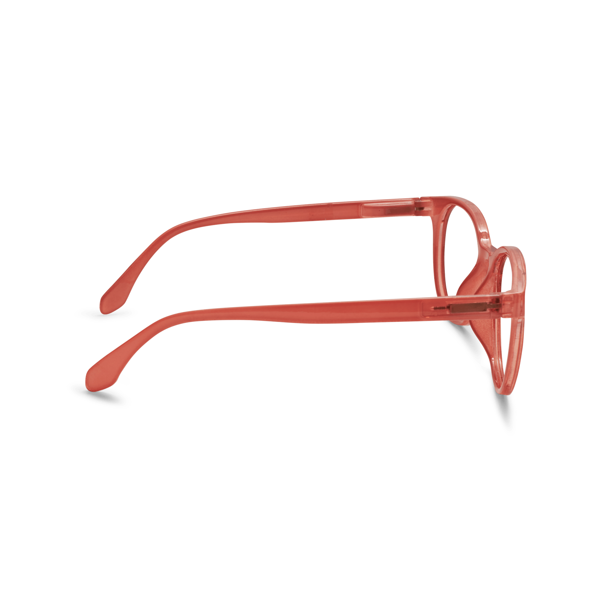 Clear lens glasses City - coral