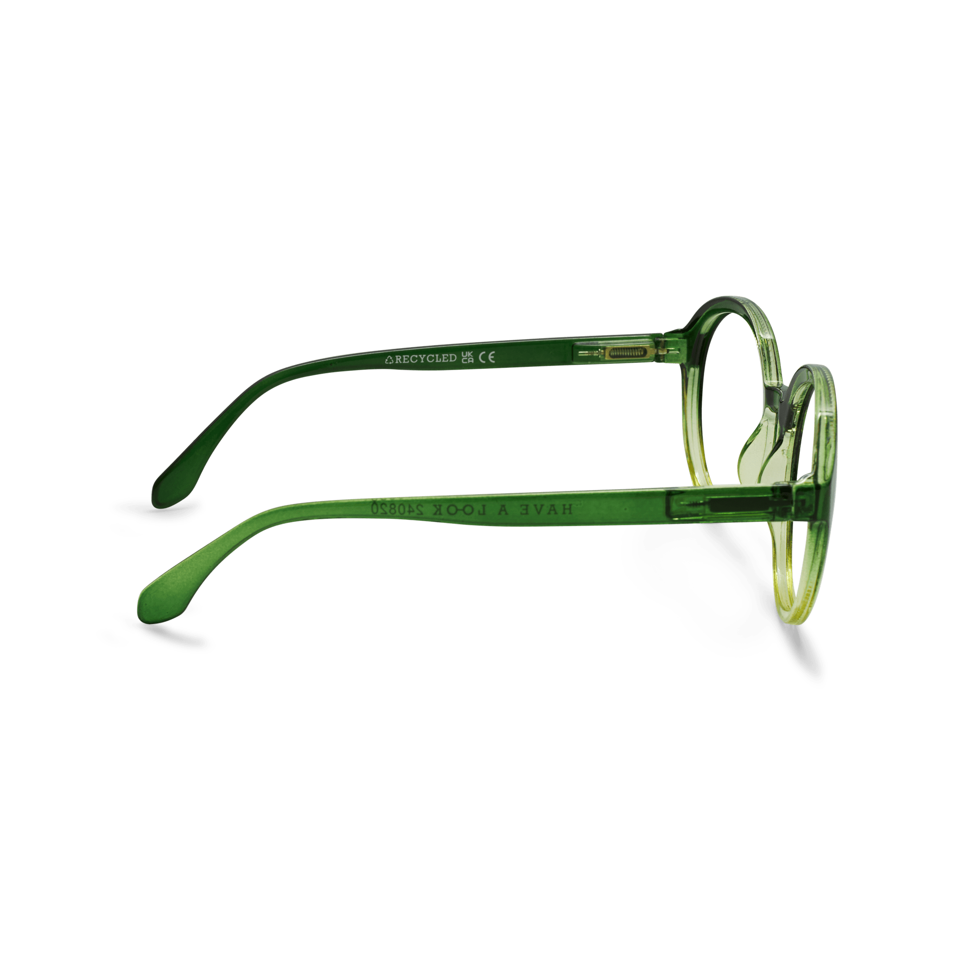 Minus glasses Diva - green fade