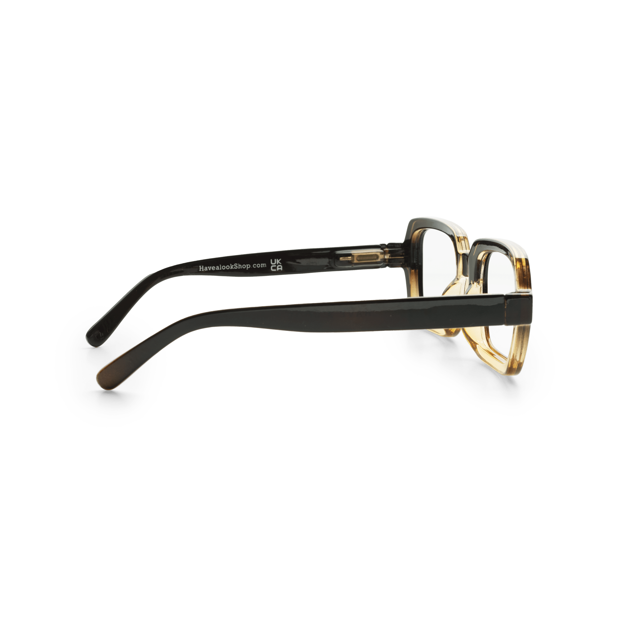 Reading glasses Square - black/brown