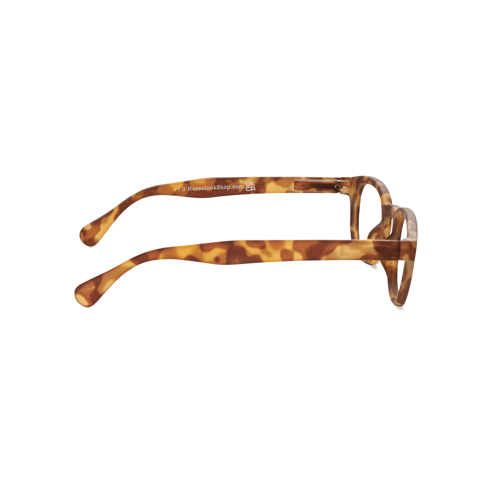 Clear lens glasses Type C - tortoise