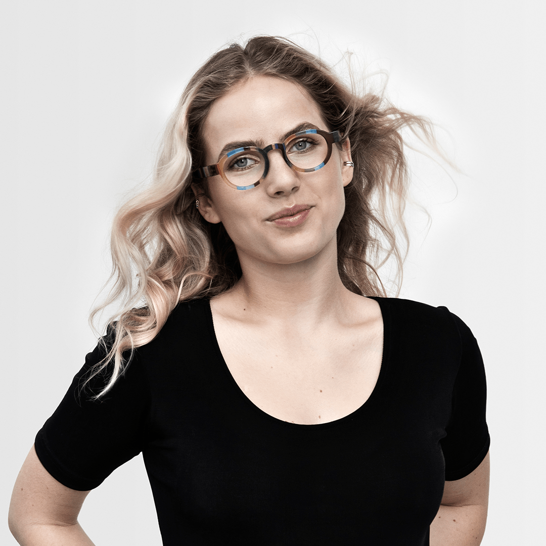 Blue light glasses Circle Twist - jungle