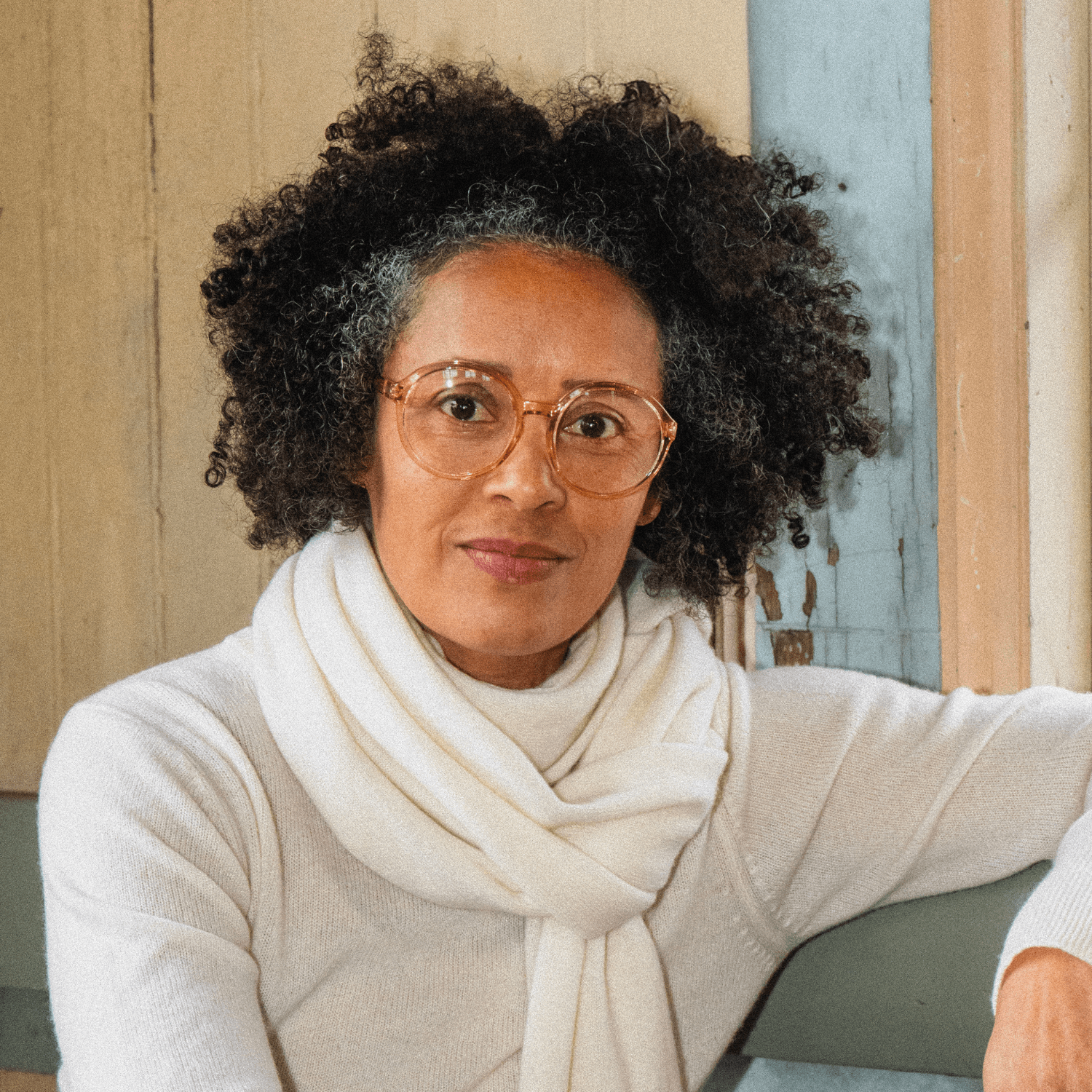 Blue light glasses Diva - champagne