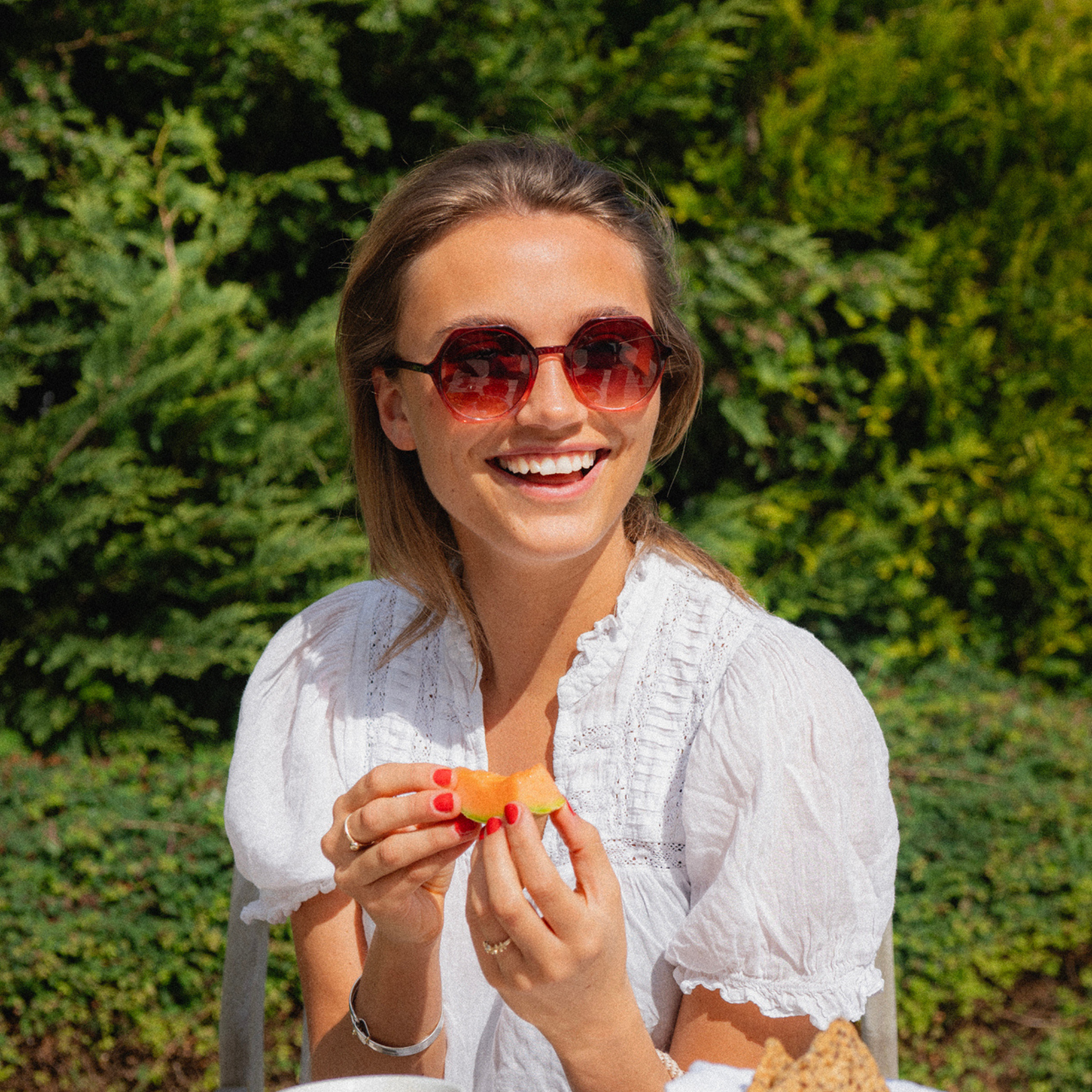 Sunglasses Edgy - ruby