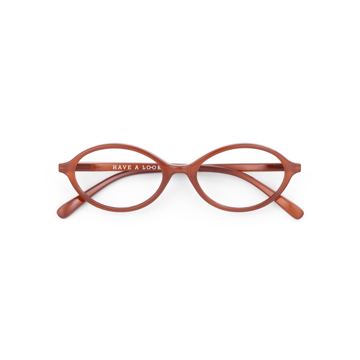 Reading glasses Oval - hazel
