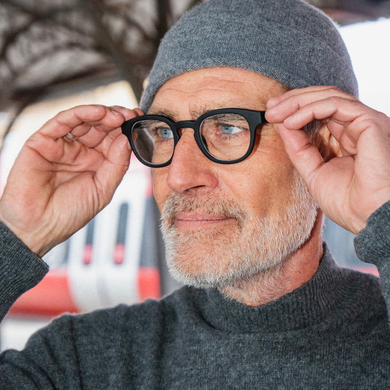 Clear lens glasses Type C - black